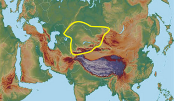 Andronovo culture map
