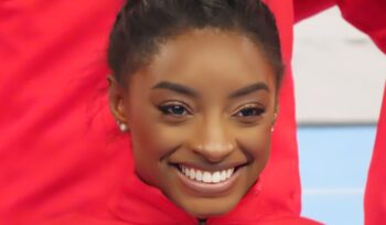 Simone Biles smiling