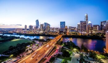 Austin at sunset