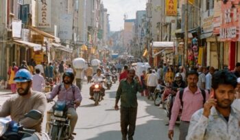 Busy Indian street