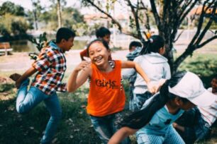 Children playing