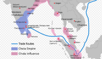 Chola dynasty map