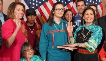 Deb Haaland taking oath|jomar unsplash