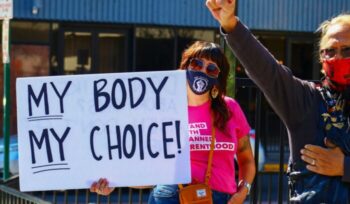 "My Body My Choice" sign|c efcd z