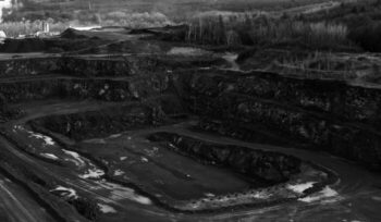 Open coal mine