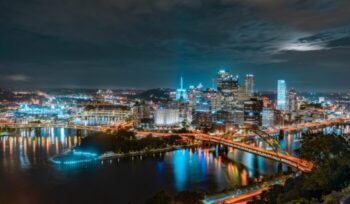 Pittsburgh at night