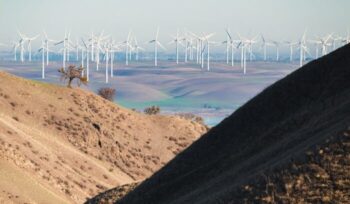 Wind turbines from afar