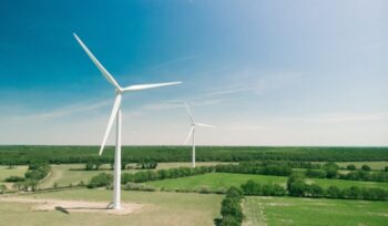 Wind turbines in France